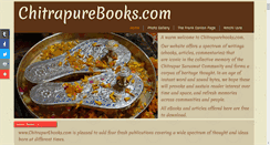 Desktop Screenshot of chitrapurebooks.com